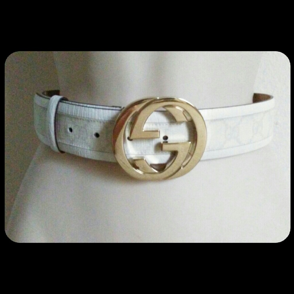 GUCCI signature leather belt 70 / XS